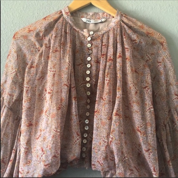 Zara Paisley Top‎ - Picture 6 of 13